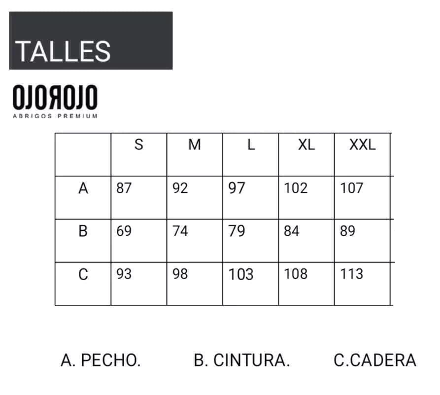 GUIA DE TALLES OJOROJO